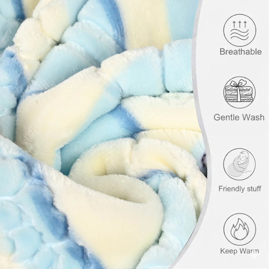 Baby Blanket Embossed Design | 80x110