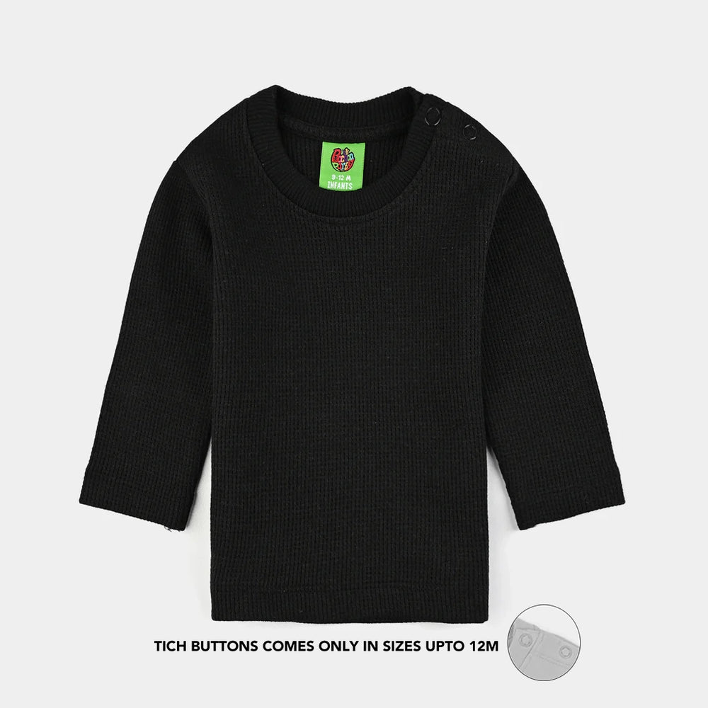 Infant Unisex Thermal Inner Wear Suit - Black