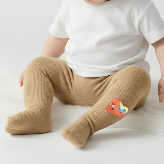 Girls Cotton Tights W/Socks