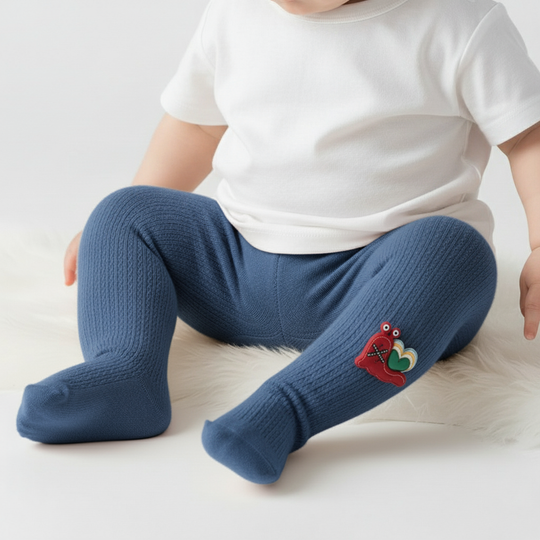 Girls Cotton Tights W/Socks