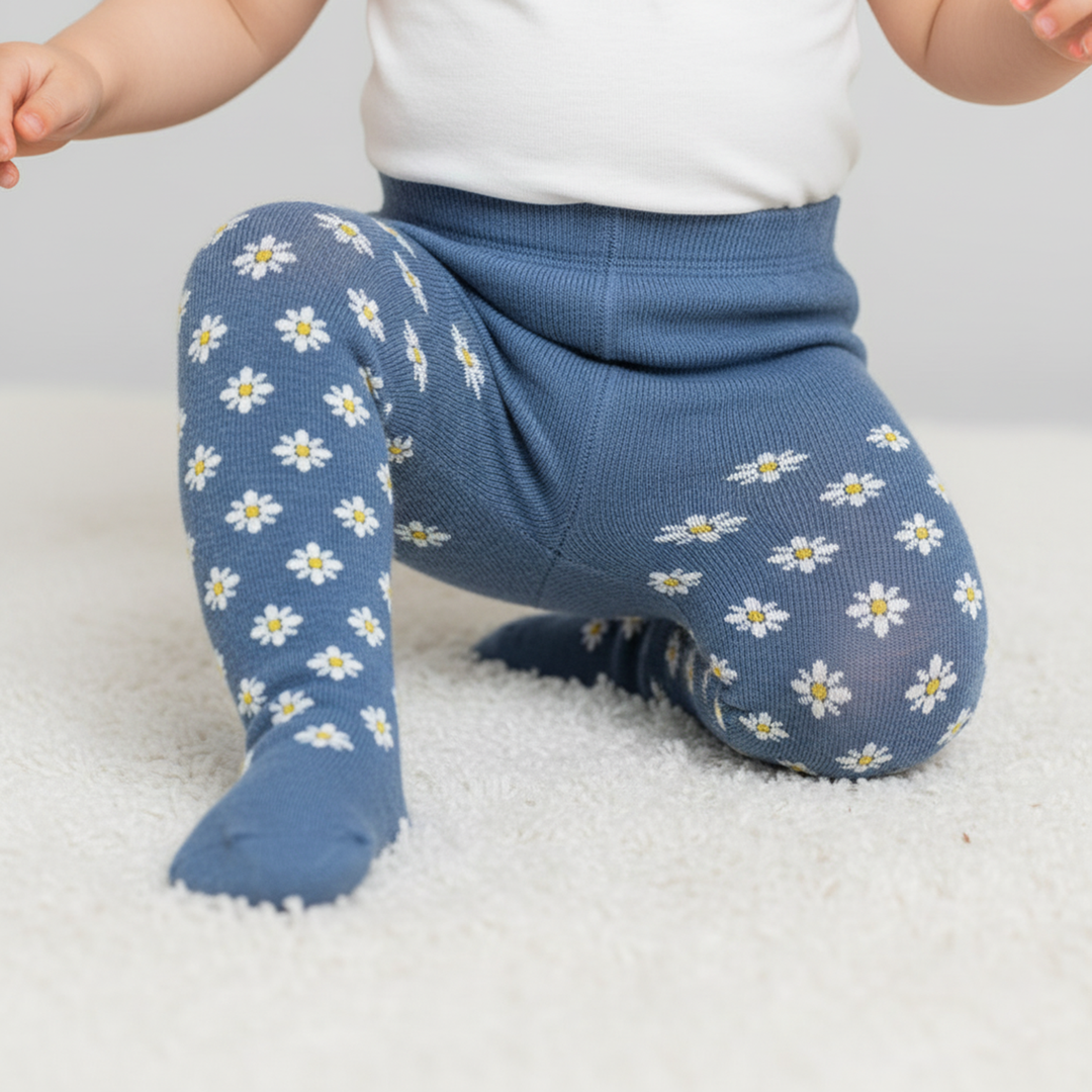 Girls Cotton Tights W/Socks