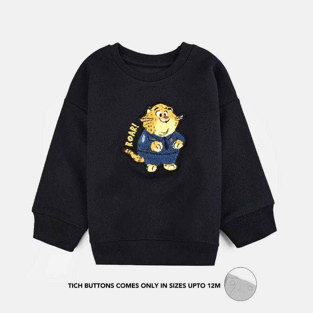 Infant Boys Fleece Sweatshirt - Blue