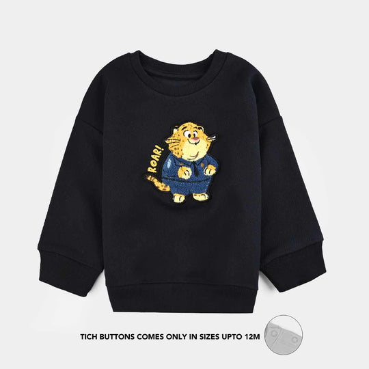 Infant Boys Fleece Sweatshirt - Blue