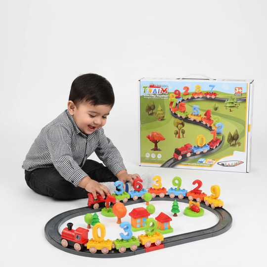 Digital Number Train Set