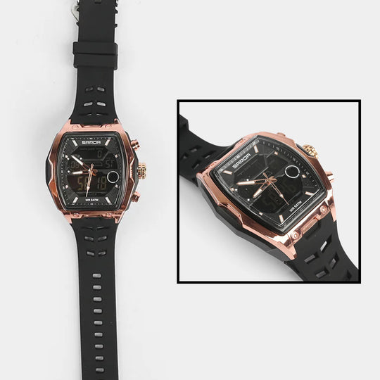 Multi-Function Dual-Display Premium Wrist Watch