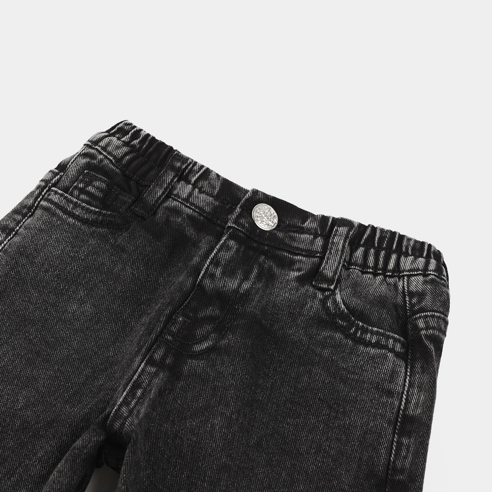 Infant Boys Denim Viscose Pant (Little One) - Black