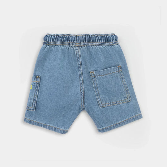 Infant Boys Denim Rigid Short - Light Blue