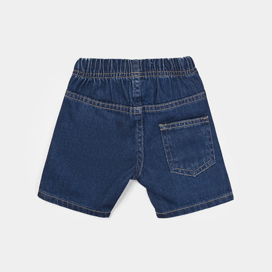 Infant Boys Denim Rigid Shorts - Dark Blue