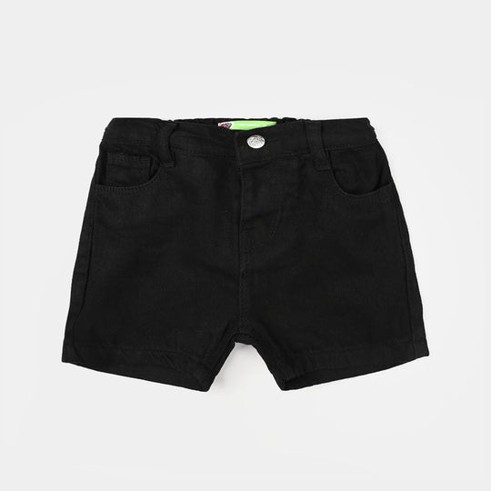 Infant Boys Denim Rigid Shorts Basic -BLACK