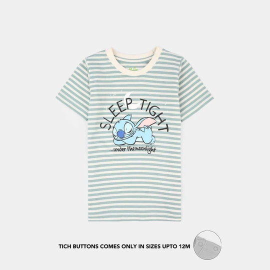 Infant Girls PC Jersey Night Suit (Sleep Tight)