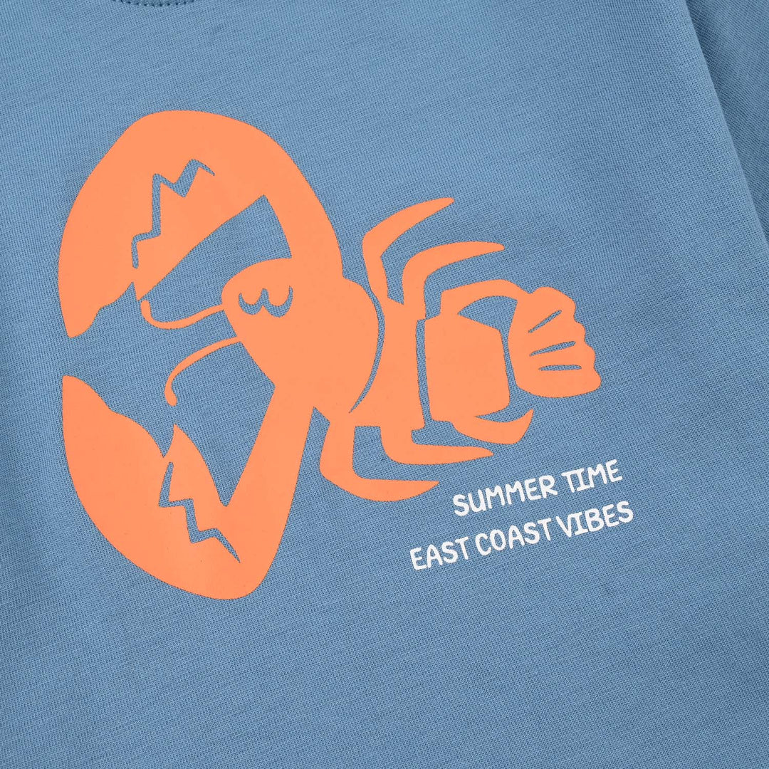 Infant Boys Jersey/Terry T-Shirt (Summer Time) - Cyaneus