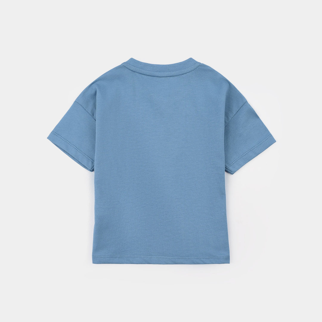 Infant Boys Jersey/Terry T-Shirt (Summer Time) - Cyaneus