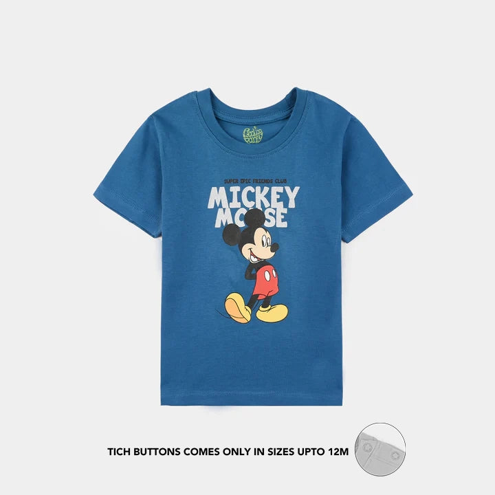 Infant Boys Jersey/Terry T-Shirt (Character) - Blue