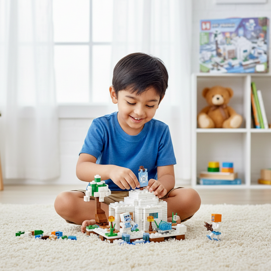 Ice House Building Blocks 455 Pcs