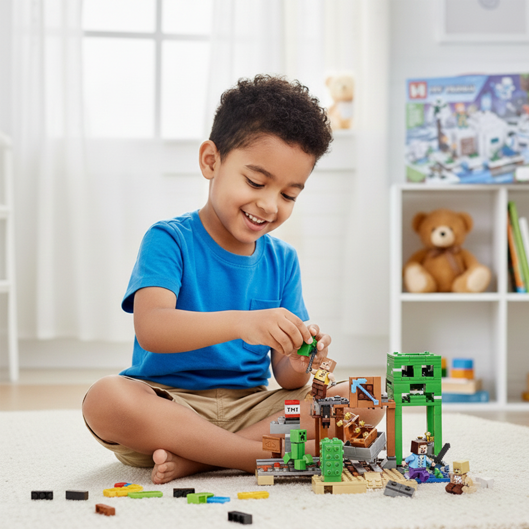 Minecrat 2-in-1 Adventure Building Block Set