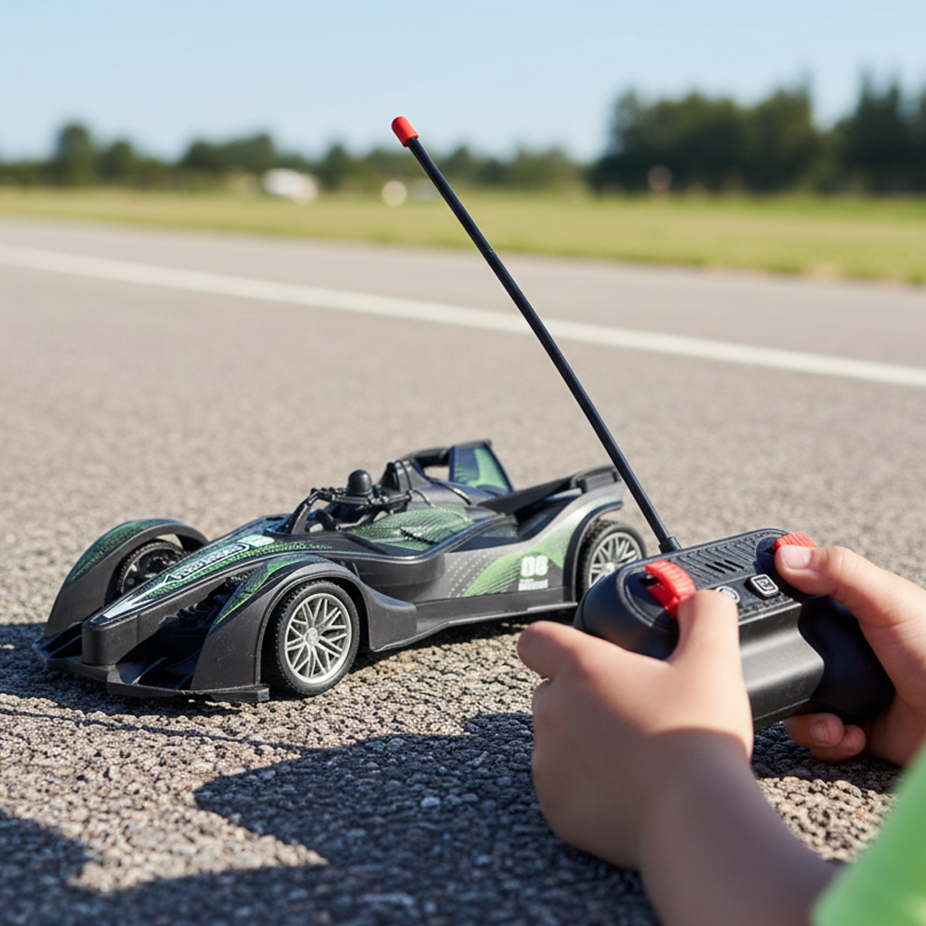 Remote Control Car Spray Demonstration