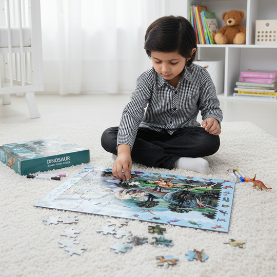 Dinosaur Painting Puzzle