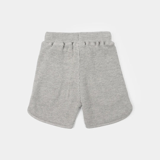 Boys Thermal Shorts Tree - Grey