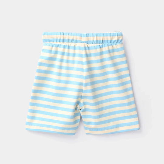 Infant Boys Jersey Terry Shorts - Blue