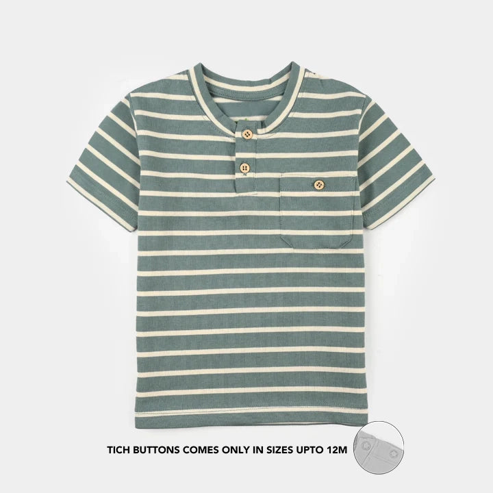Infant Boys Yarn Dyed Suit - Green