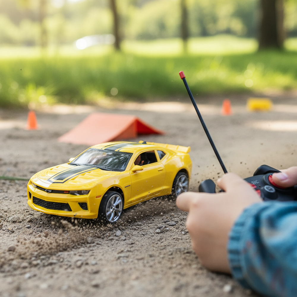 SportyCar – 1:16 Scale Remote Control Sports Car (Yellow)