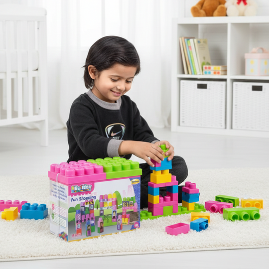 Fun Shopping Building Block Set
