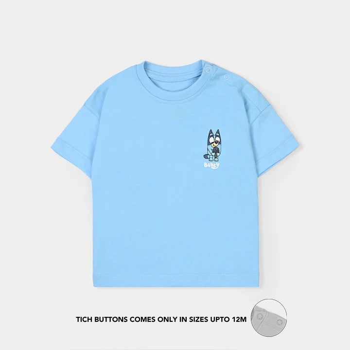 Infant Boys Jersey/Terry T-Shirt - Blue