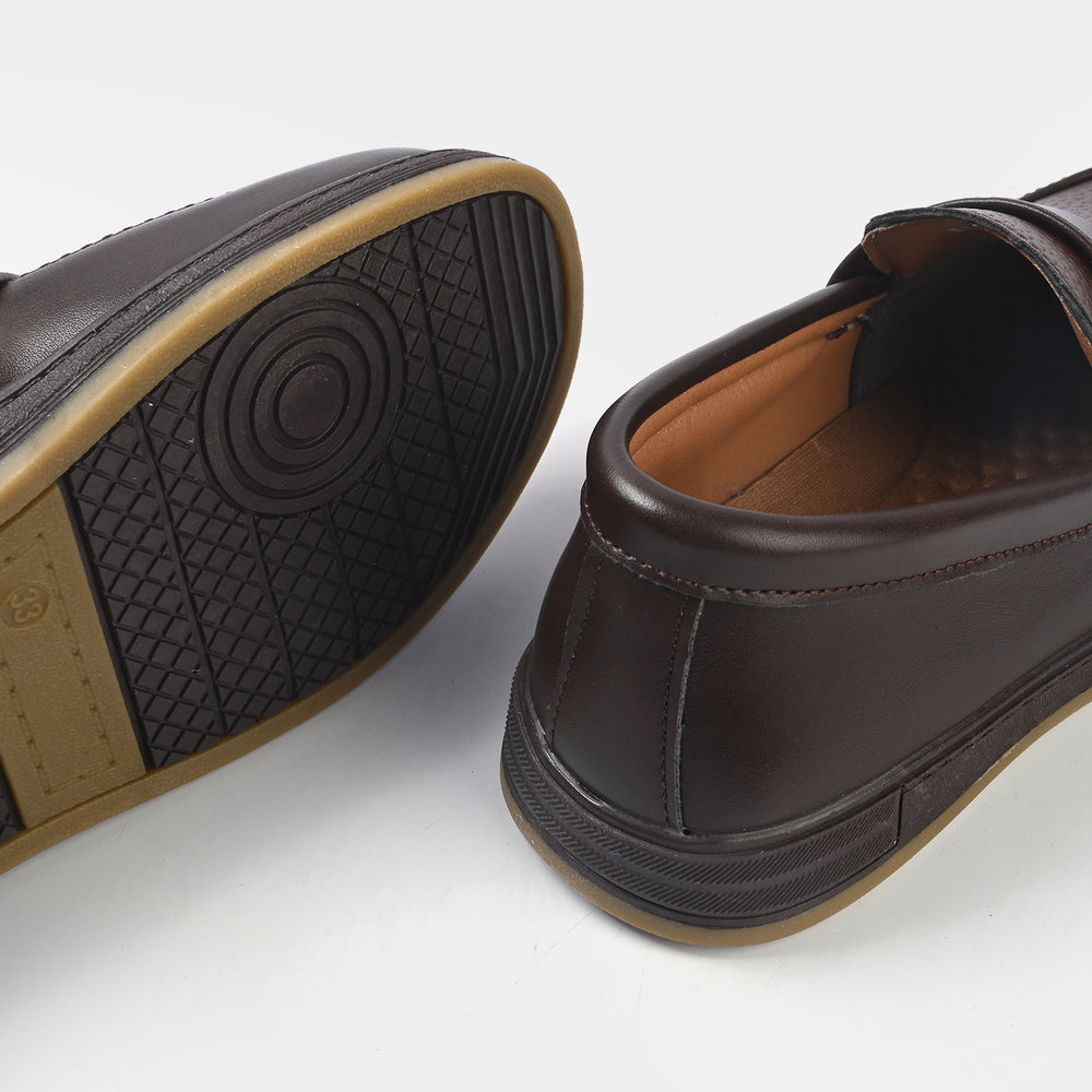 Boys Formal Shoes BL5118-13-COFFEE