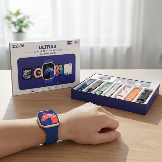 ZZ-76 Ultra 3 Smartwatch – 7-in-1 Edition