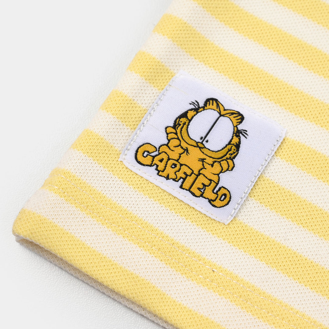 Infant Boys Cotton PK Sando PLAIN 2-Yellow.Stirpes