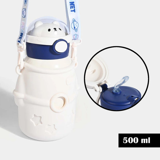 SPACE BEAR EXPLORER WATER BOTTLE/BEAKER | SH2893 WHITE