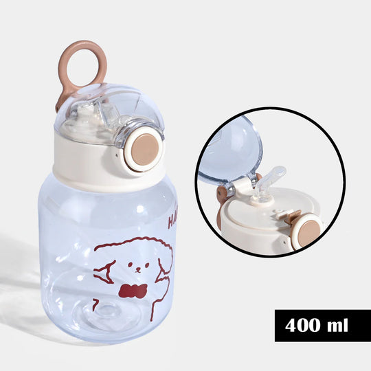 CARTOON TRANSPARENT WATER BOTTLE/BEAKER | SH2898 BROWN