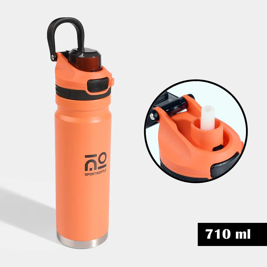Insulated Sports Water Bottle with Lock Lid