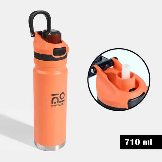 Insulated Sports Water Bottle with Lock Lid