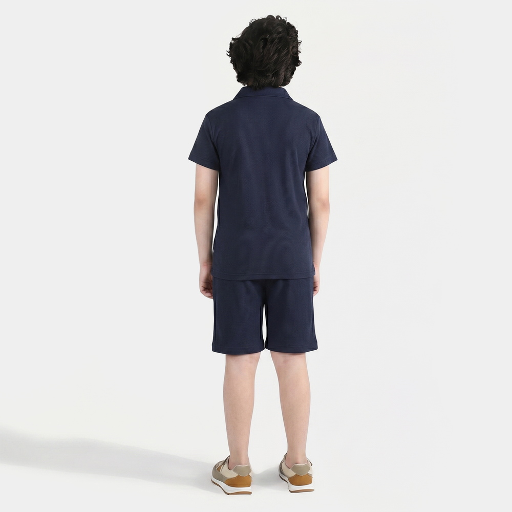 Boys Thermal 2-Piece Suit (Find Joy) - Navy
