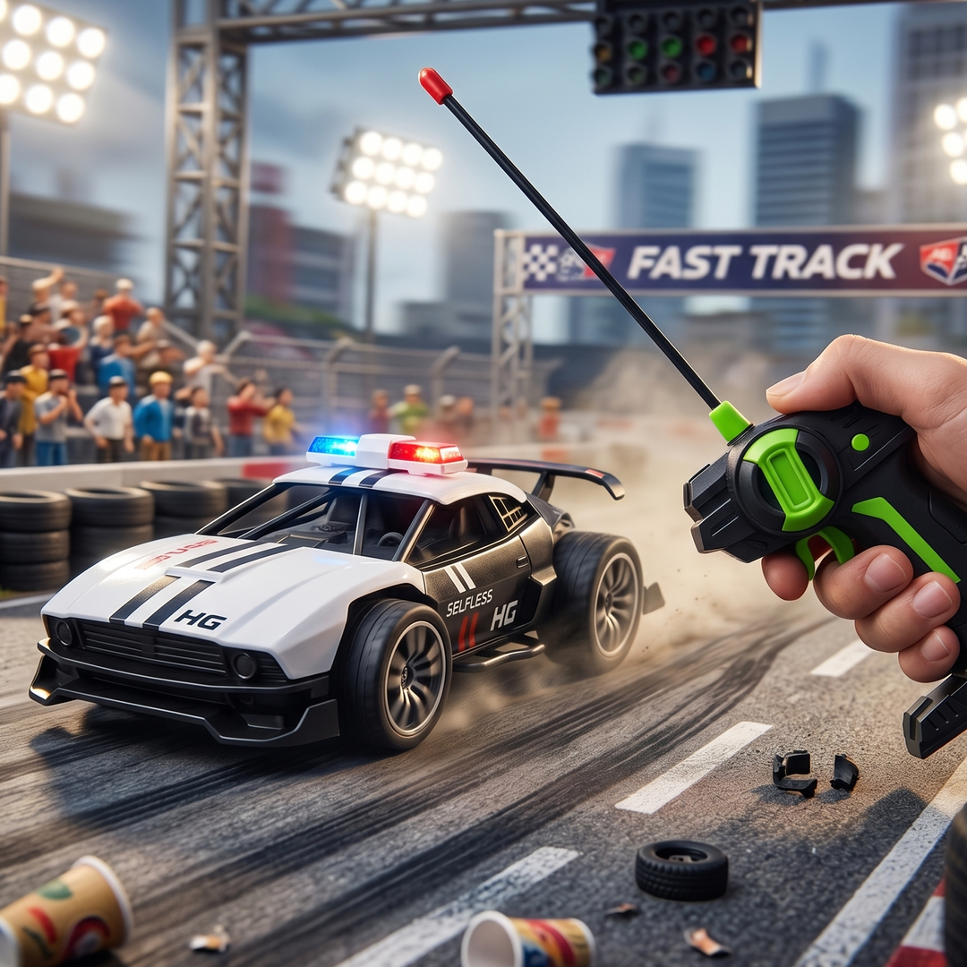 Remote Control Police Car for Kids