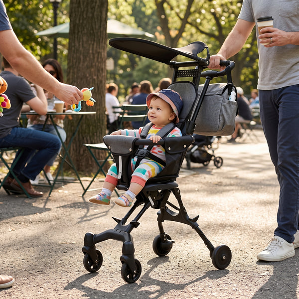 Ultra-Lightweight & Compact Travel Stroller | A9 Grey