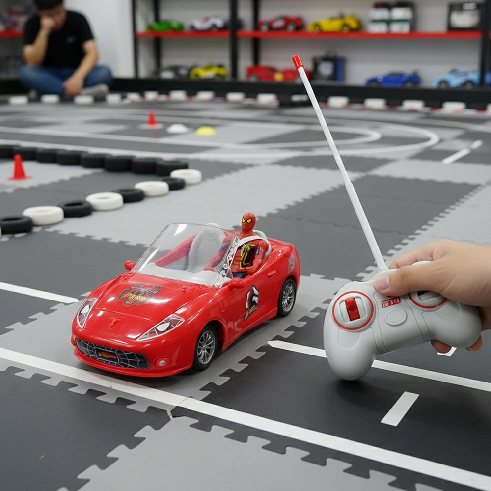 Remote Control Car With Usb + Light For Kids
