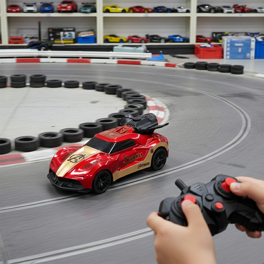 Kids RC Super Hero Style Sports Car