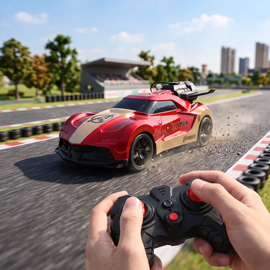 Kids RC Super Hero Style Sports Car