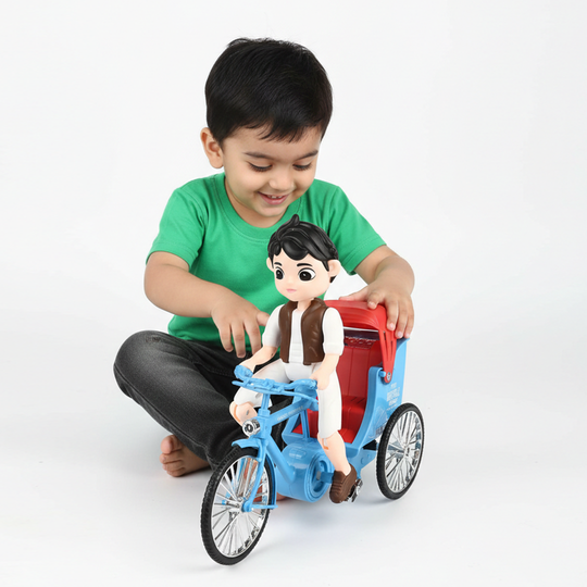 Musical Stunt Tricycle Toy with Light & Sound