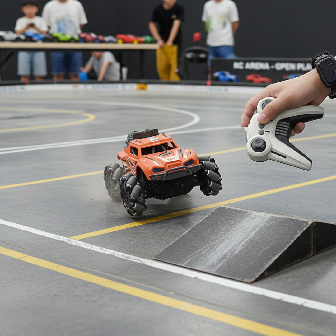 RC Stunt Off-Road Spray Car Toy