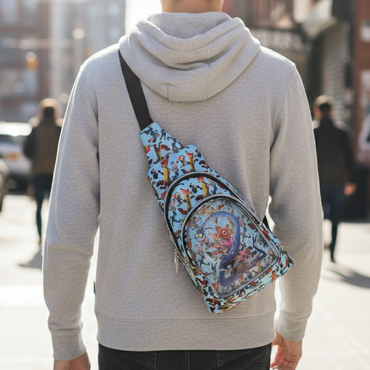 Printed Cross Body Bag