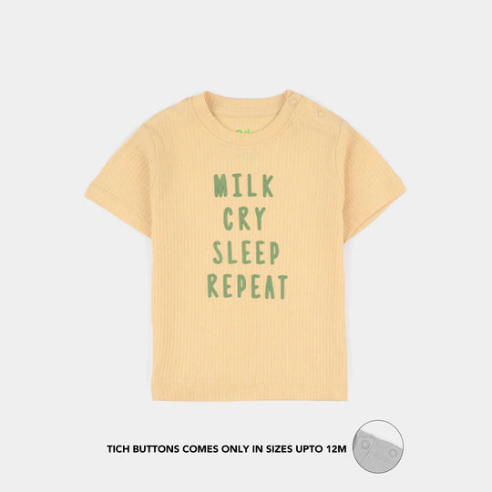 Infant Boys Yarn Dyed Suit (Repeat Hours) - Yellow/Green