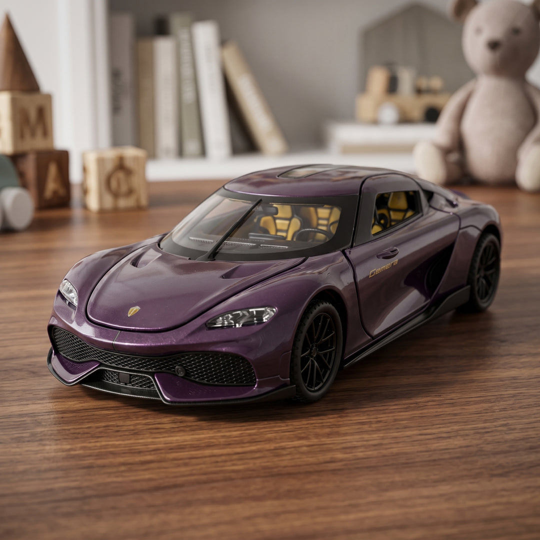 Premium Die-Cast Model Car with Light & Sound