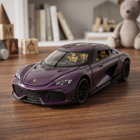 Premium Die-Cast Model Car with Light & Sound