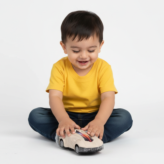 Electric Stunt Spinning Racing Car with Lights & Sound