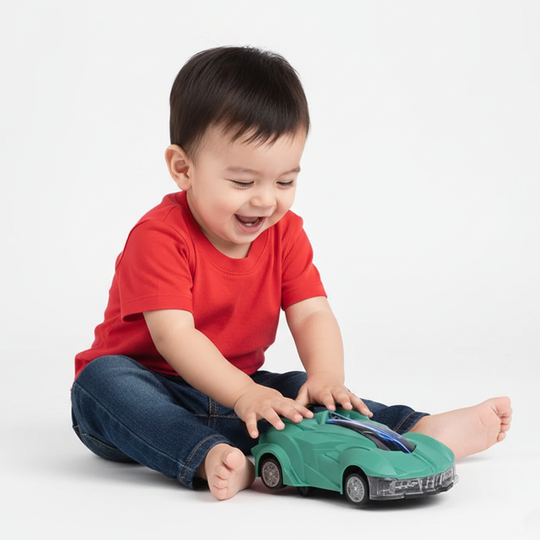 Electric Stunt Spinning Racing Car with Lights & Sound