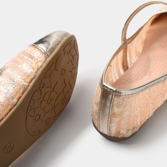 Girls Pumps 11-150-GOLDEN