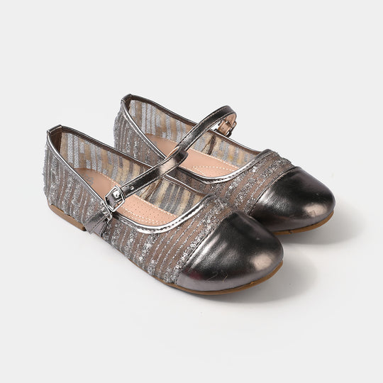 Girls Pumps 11-150-GREY